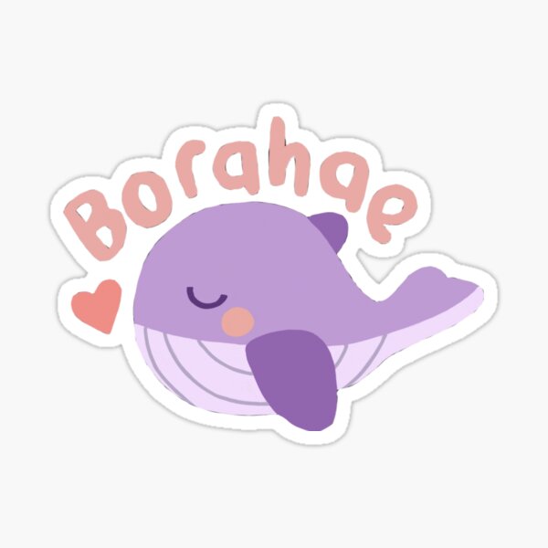 Borahae I Purple You Sticker For Sale By Reetika Redbubble