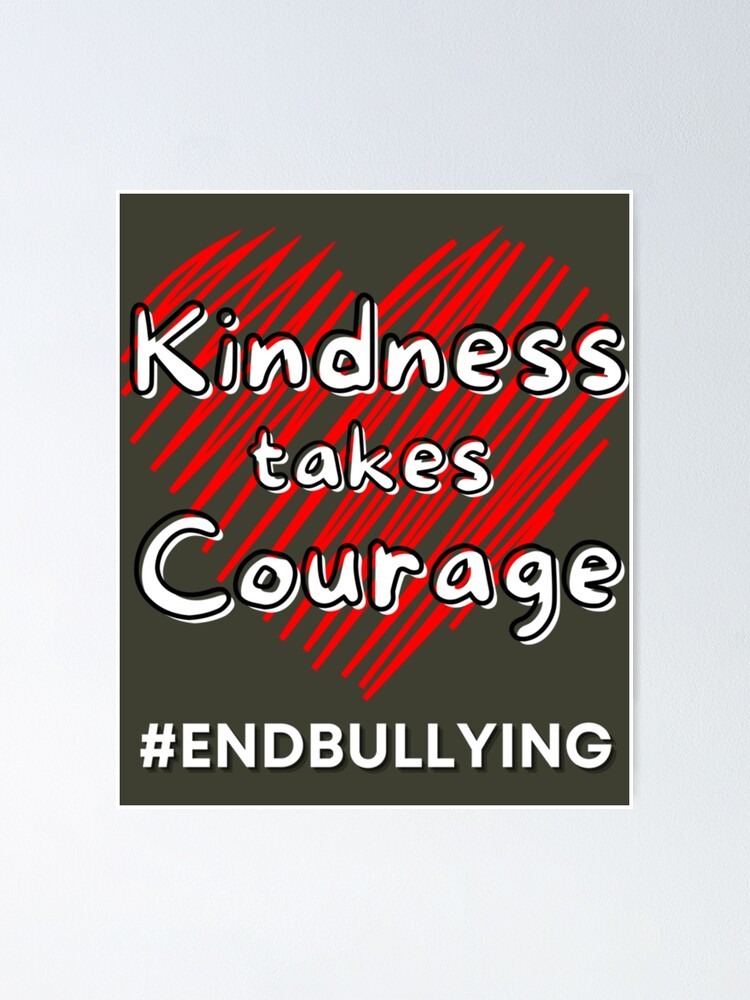 Unity Day Kindness Takes Courage End Bullying Orange Shirt Design