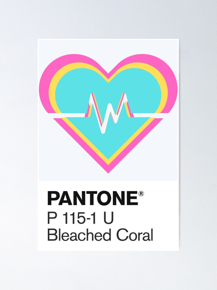 Pantone Pride Hearts Pansexual Poster For Sale By Thesassypanda