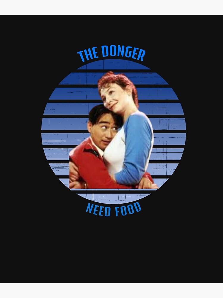 The Donger Need Food Blue Sunset Poster For Sale By Purplepeppers