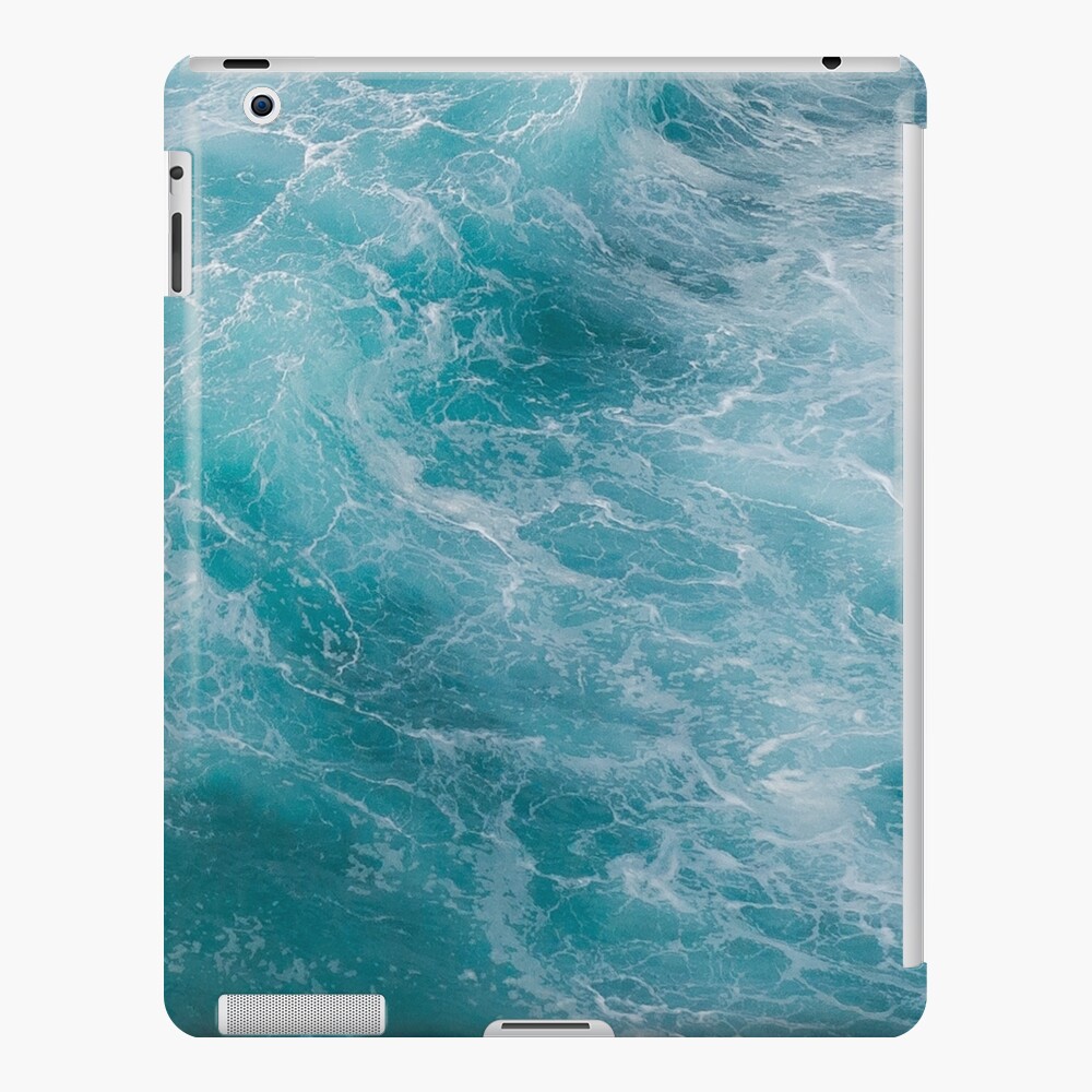 Coque et skin adhésive iPad Belle vue aérienne de l océan sur les