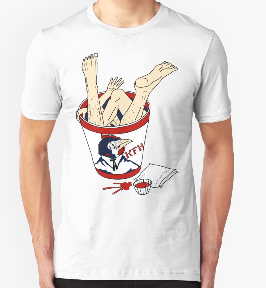 "Kentucky Fried Human bucket" TShirts & Hoodies by Andrei Verner