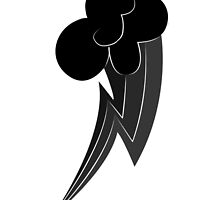 Rainbow Dash - BIS Vector (Black) by Clathrate