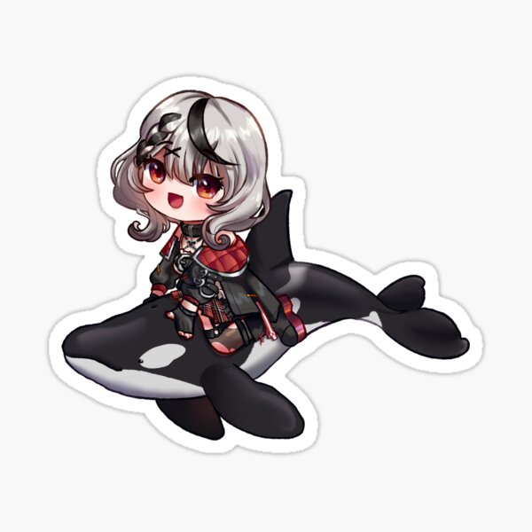 Chibi Sakamata Chloe Maskless Sticker For Sale By Gulfwhisperer