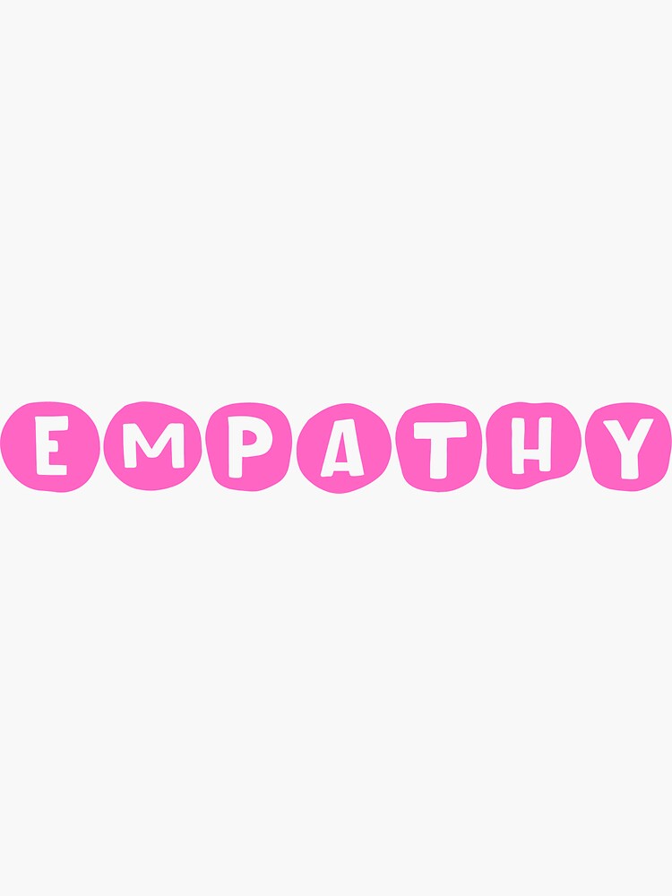 Empathy Pink Circles Sticker For Sale By InnovateOdyssey Redbubble