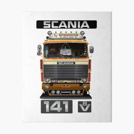 Irish Scania Truck Digitally Created In High Detail And Period Livery