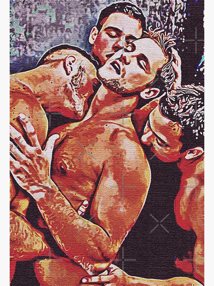 Living His Fantasy Homoerotic Gay Art Homoerotic Nude Poster By