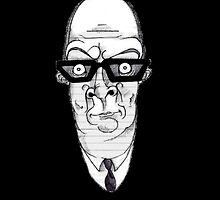 Philip Larkin by Iddoggy