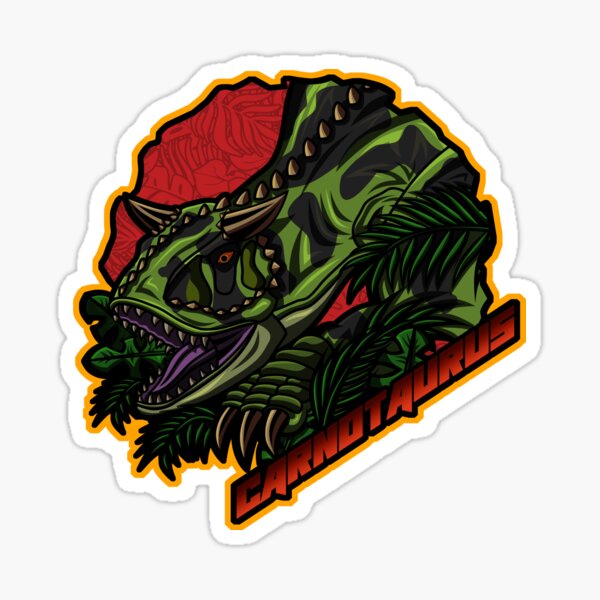 Carnotaurus Sticker For Sale By OniPunisher Redbubble