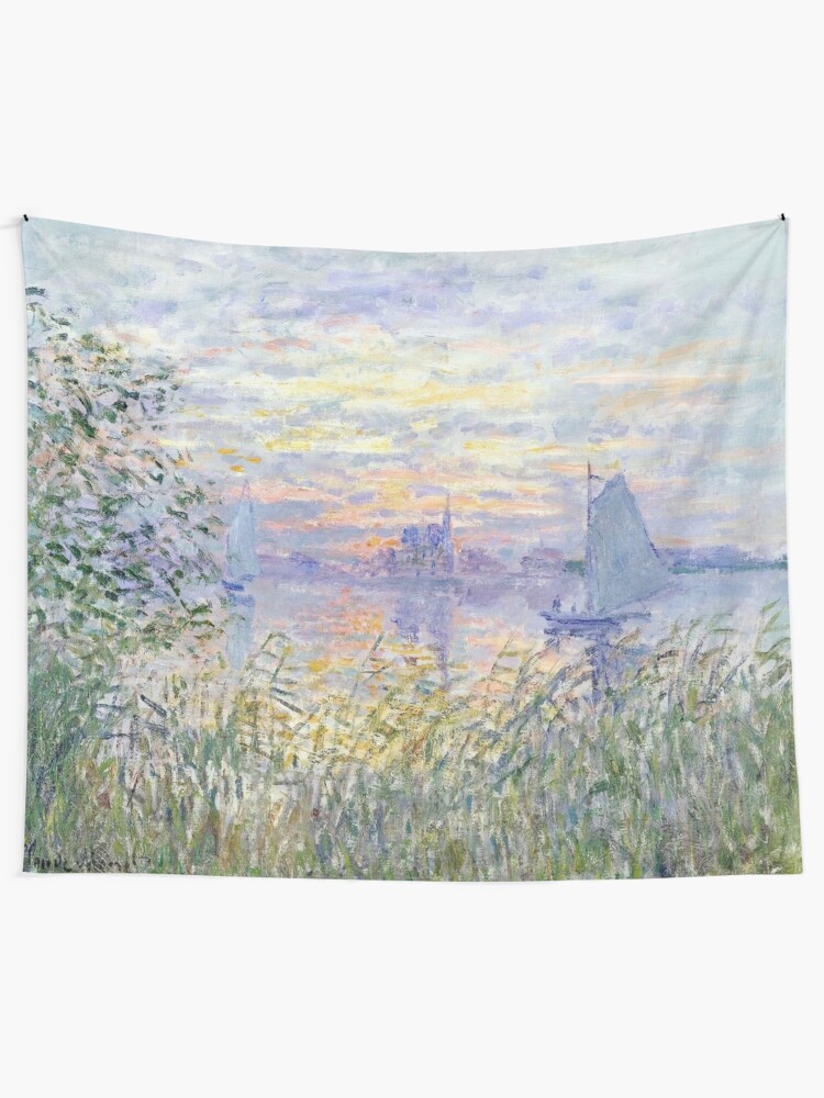 Claude Monet Soleil Couchant Sur La Seine Lavacourt Sunset On