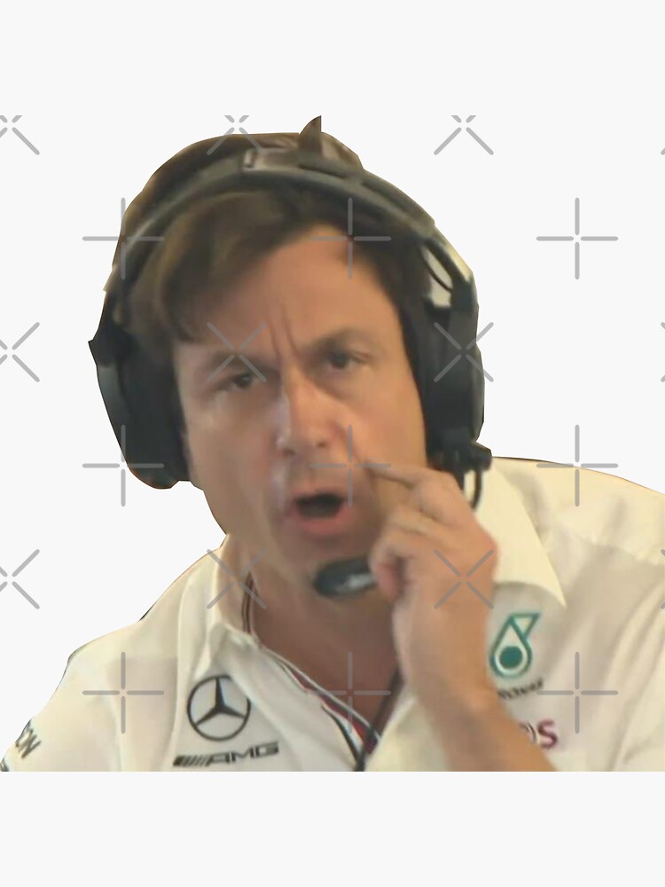 Toto Wolff Abu Dhabi Gp Sticker For Sale By Filastrocca