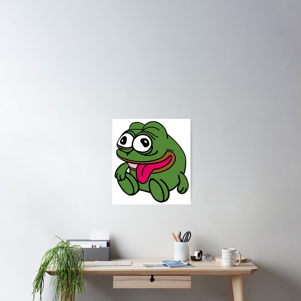 PEPE The Frog MEME Poster For Sale By VinBasis Redbubble