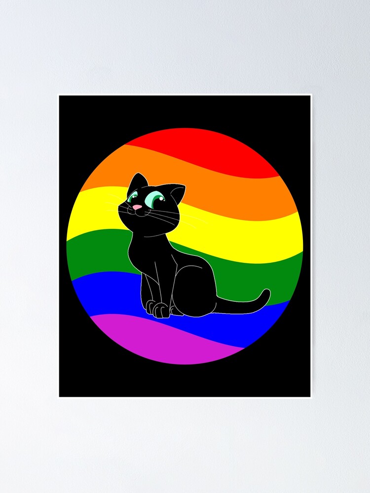 LGBTQ Pride Cats Poster For Sale By Pride Arts Redbubble