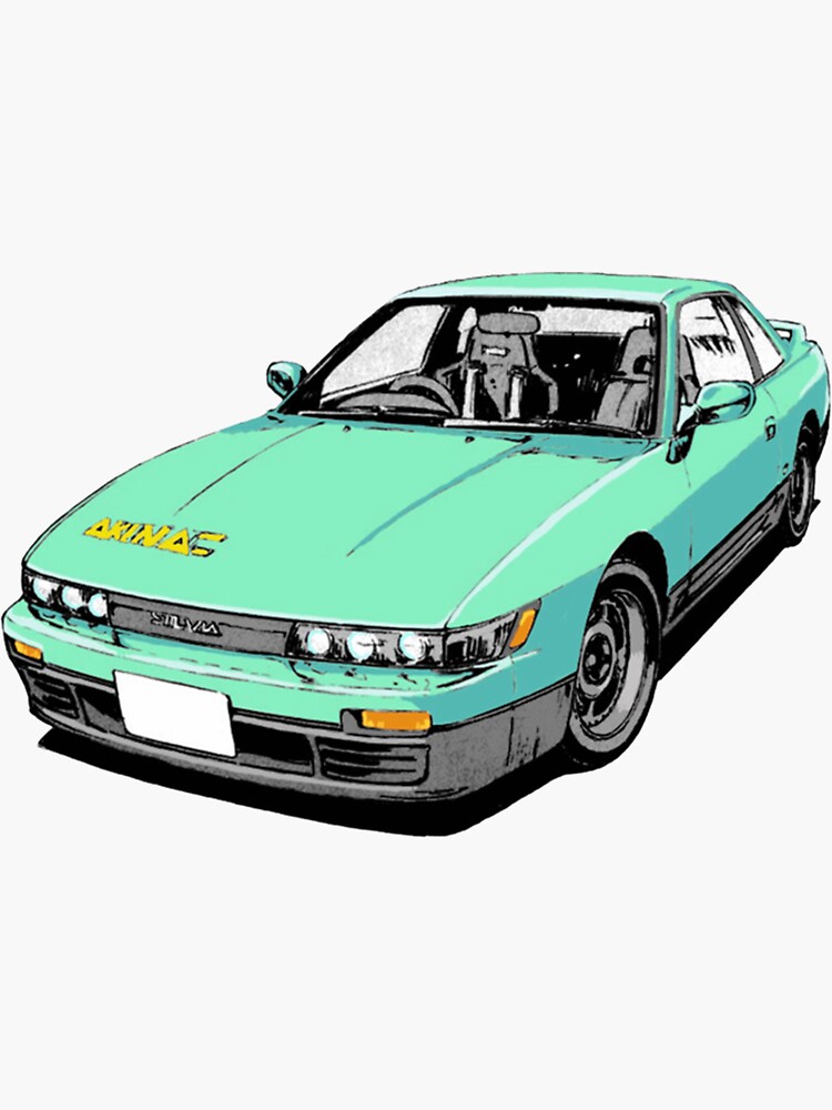 Iketanis Silvia S13 Initial D Sticker For Sale By DressedForDuty