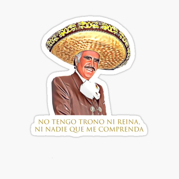 Vicente Fernandez El Rey Classic Sticker For Sale By Titanking