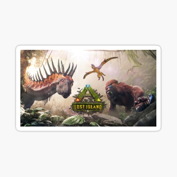 Ark Survival Evolved The Lost Island Art Sticker For Sale By Alfi