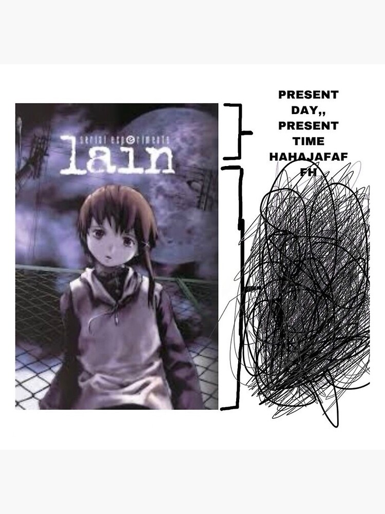 Serial Experiments Lain Plot Meme Throw Pillow By Karlawaifu Redbubble