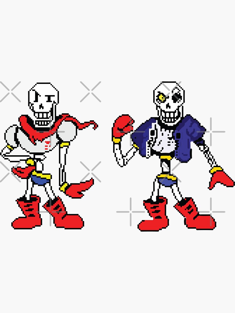 Papyrus Undertale Sticker For Sale By Spamton Funny Redbubble