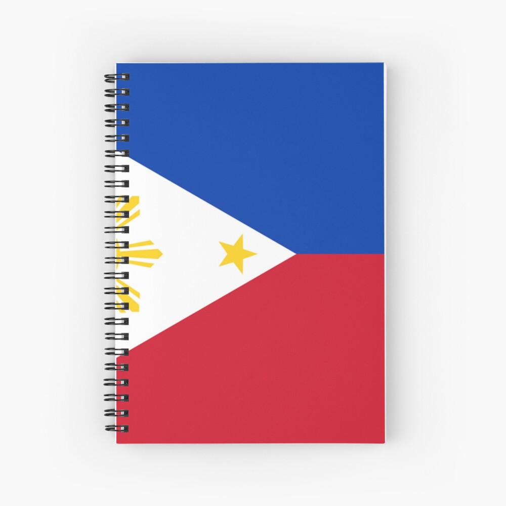 Flag Of The Philippines Watawat Ng Pilipinas Spiral Notebook By