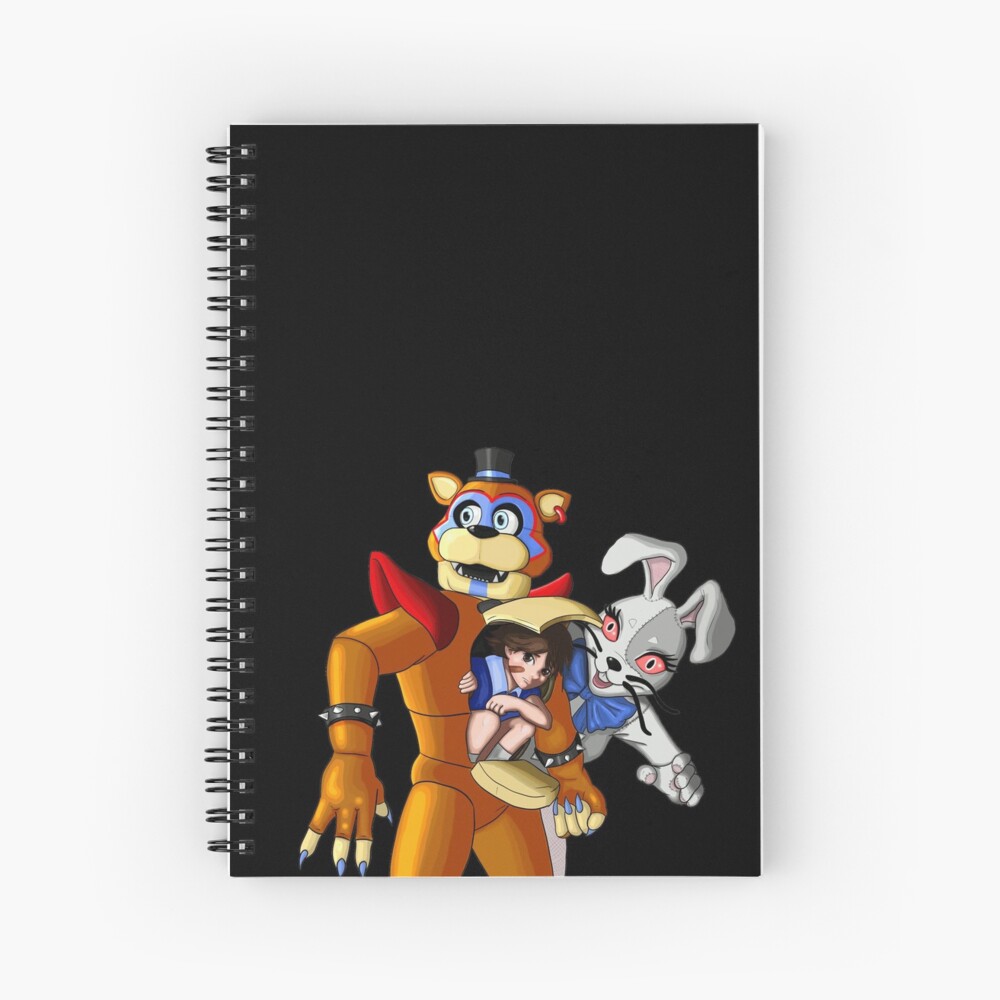 Cuaderno De Espiral Violaci N De Seguridad De Fnaf Glam Rock Freddy