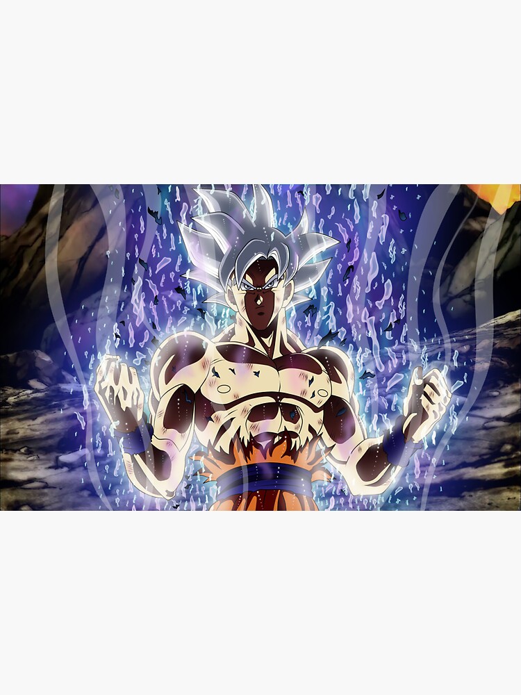 Dragonball Goku Ultra Instinct Sticker For Sale By AnimeBeast01