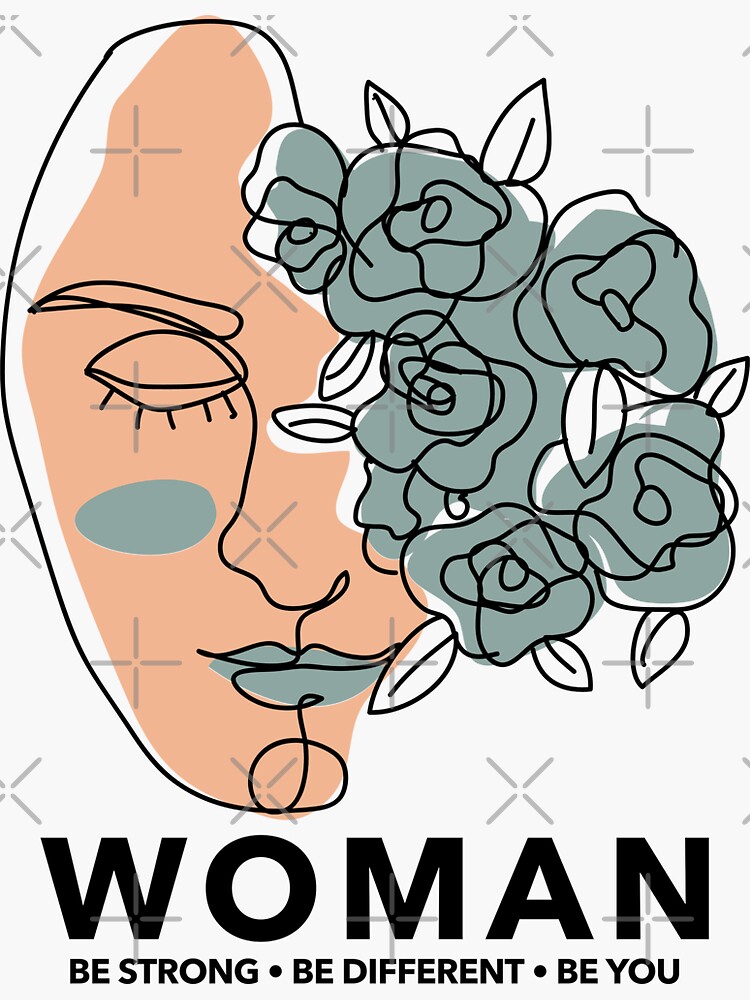 Empowered Woman Empower Woman Sticker For Sale By ForStrong Redbubble