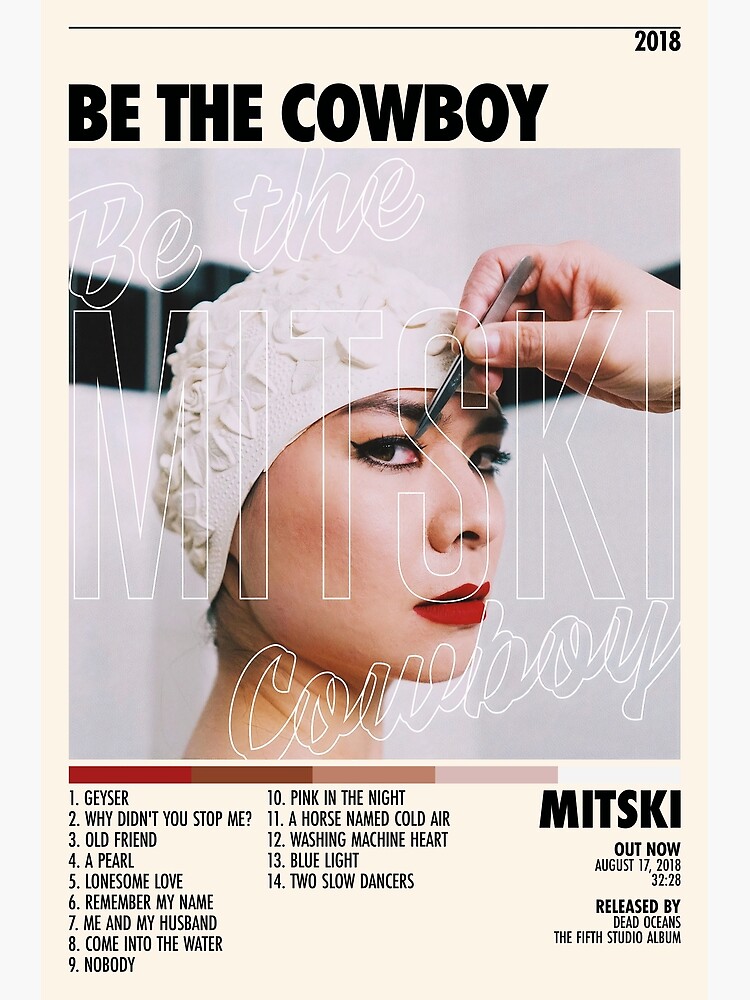 L Mina Fotogr Fica P Ster De Mitski Lbum Be The Cowboy P Ster