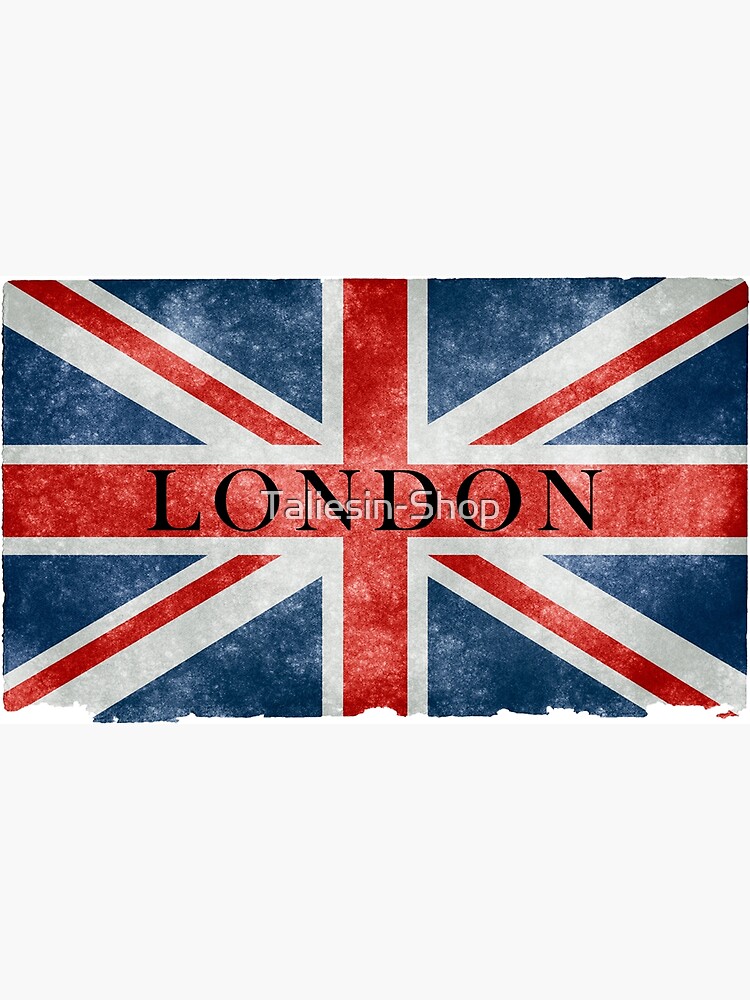 London Union Jack Flag Poster For Sale By Taliesin Shop Redbubble