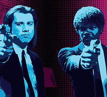 Vincent and Jules - Pulp Fiction (Variant 1 of 2) by Feynman