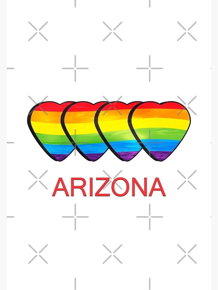 Arizona Gay Pride Poster For Sale By Magartes Redbubble