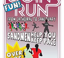 Logan's Fun Run - Parody Poster - Funny Reference to Classic Scifi Film by Kelmo