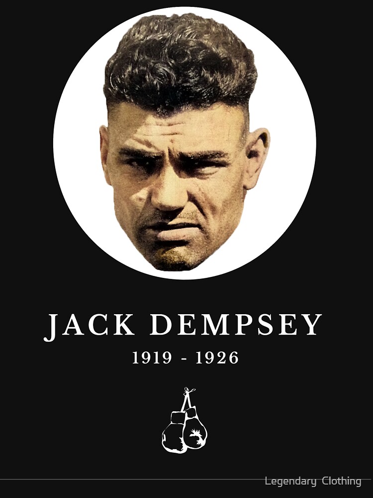 Jack Dempsey Boxing Legend Colorized 1919 1926 T Shirt For