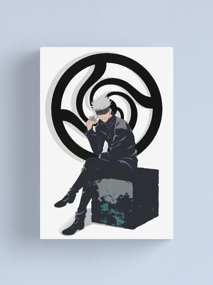 Jujutsu Kaisen Satoru Gojo Anime Minimal Canvas Print For Sale By