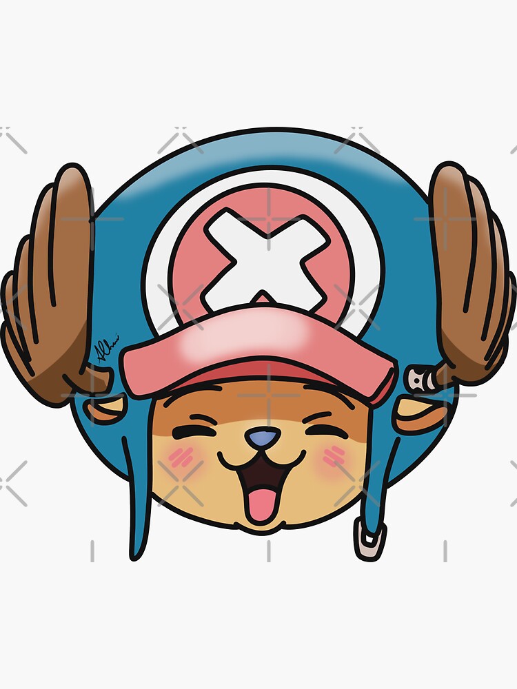 Chopper Happy Sticker For Sale By Abenic Redbubble