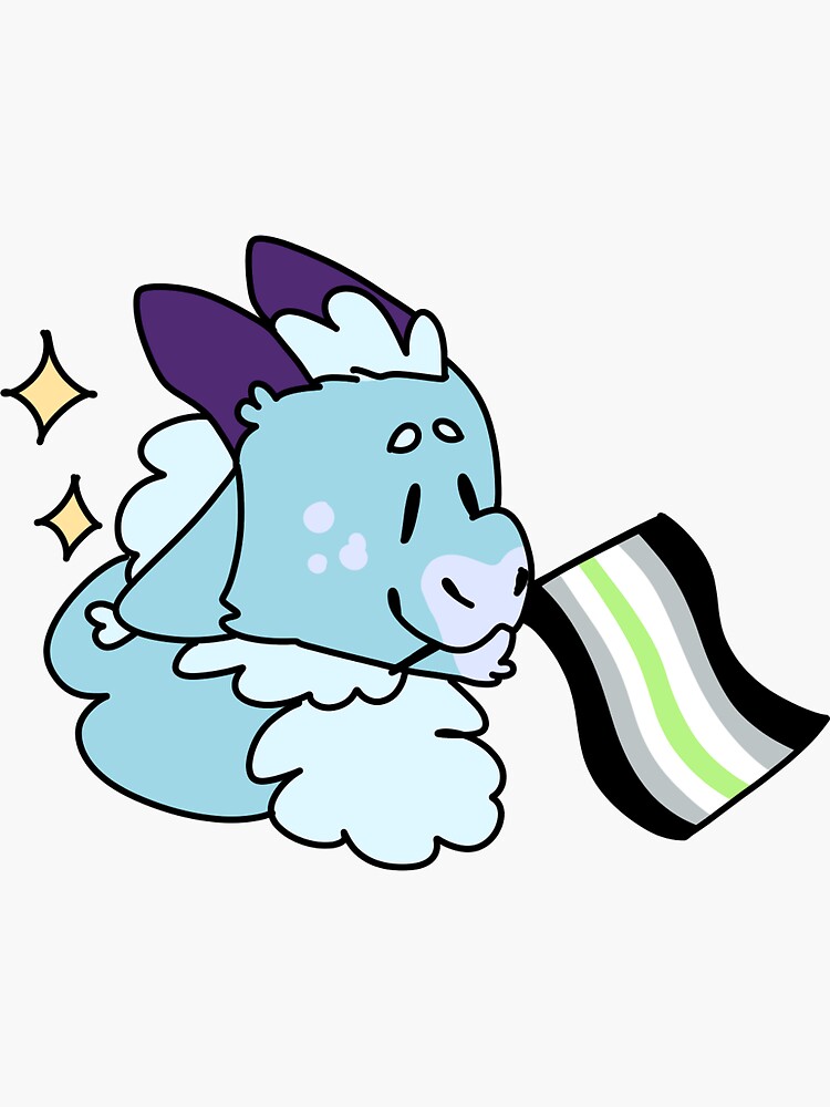 Pride Dragon Agender Sticker For Sale By Danielle Dunn Redbubble