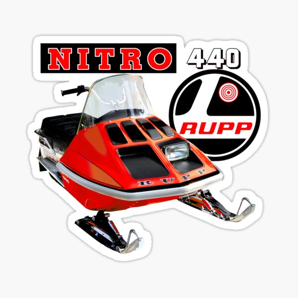 Rupp Nitro Snowmobile Sticker For Sale By Barnfinddave Redbubble