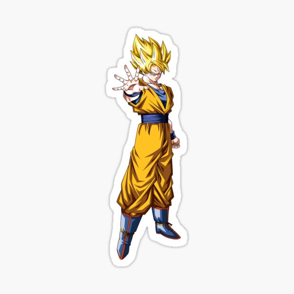 Goku Super Saiyan Sticker For Sale By Ariesmugold Redbubble