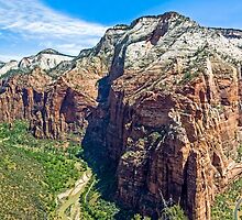Zion Canyon Panorama by Kenneth Keifer