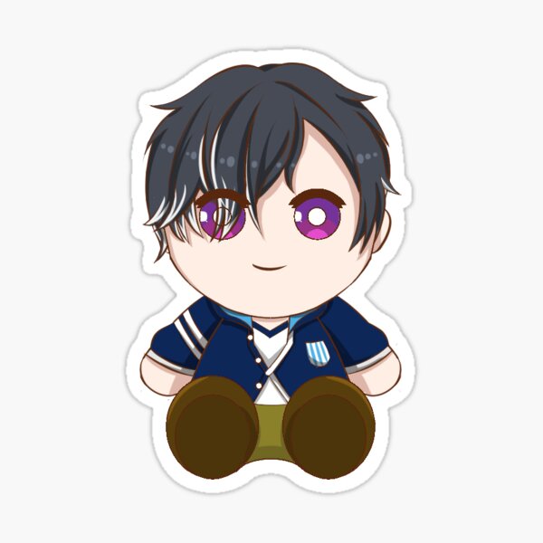 Obey Me Shall We Date Belphegor Chibi Plush Ver Sticker For Sale