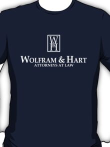 wolfram and hart t shirt