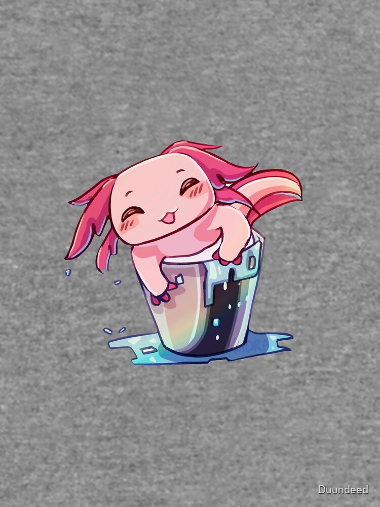 Minecraft Cute Axolotl Illustration Cute Axolotl In A Bin Minecraft