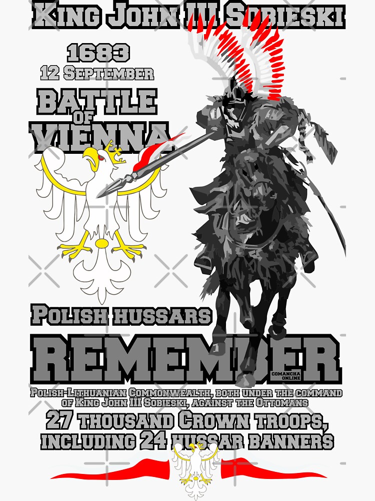 REMEMBER Polish Hussars Battle Of Vienna Sticker For Sale By