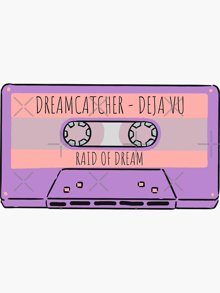 Dreamcatcher Deja Vu Cassette Sticker For Sale By Puki Ycdi Redbubble