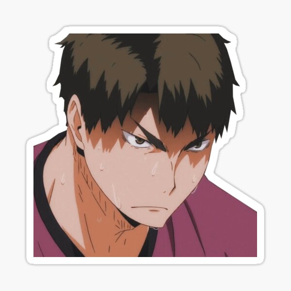 Wakatoshi Ushijima Sticker For Sale By Kawaiicrossing Redbubble