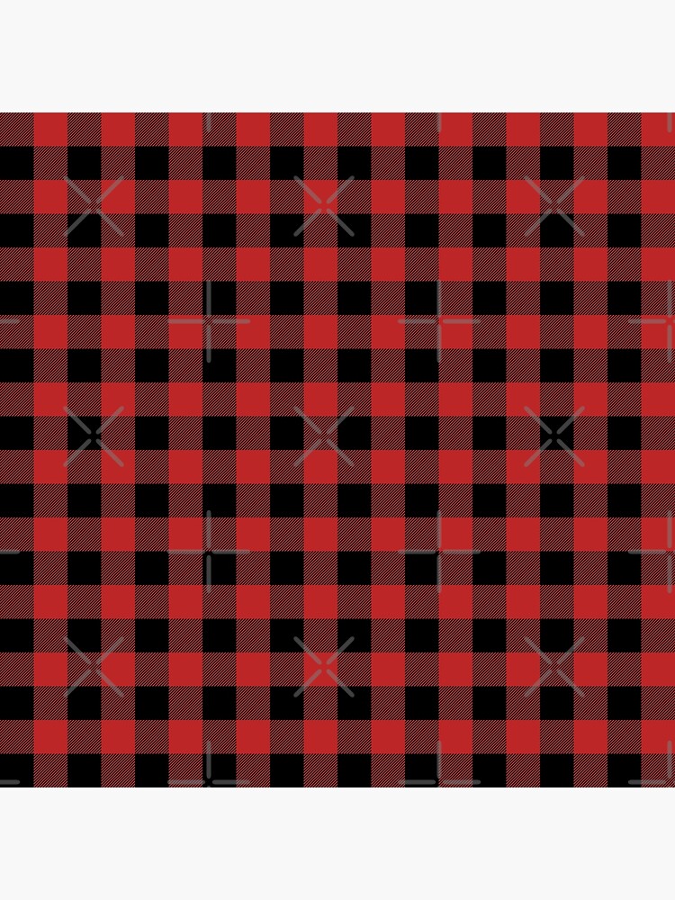 Buffalo Plaid Pattern Red And Black Poster For Sale By Grepthor