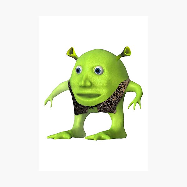 Shrek Mike Wazowski Meme Photographic Print For Sale By