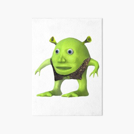 Shrek Mike Wazowski Meme Art Board Print For Sale By Lovelyreverie