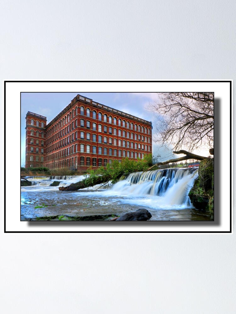 The Anchor Mill Paisley And The Hamill Waterfall Poster By Jocher