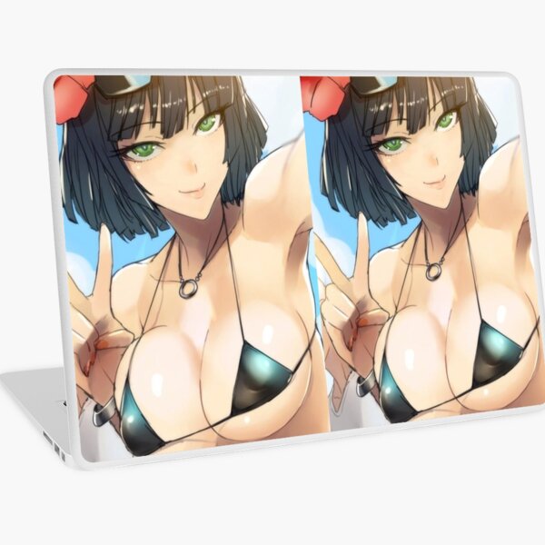 Ecchi Oppai Sexy Micro Bikini Beach Anime Girl Laptop Skin By