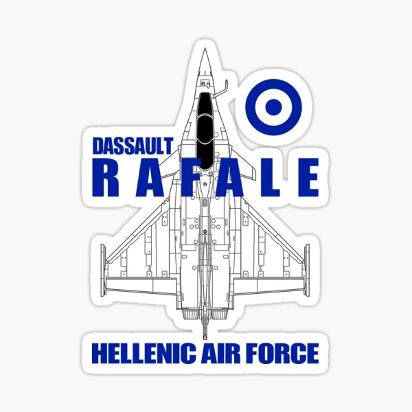 Dassault Rafale Hellenic Air Force Roundel Sticker For Sale By